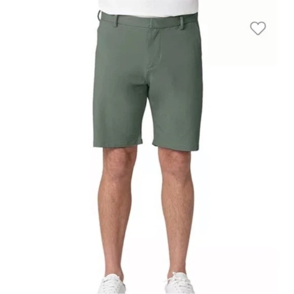 Swet Taylor Everyday Chino Stretch Cotton Spandex Shorts NWT Sz 40 Green